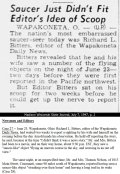 Saucer just didn't fit editor's idea of scoop (1947).jpg Saucer just didn't fit editor's idea of scoop (1947).jpg