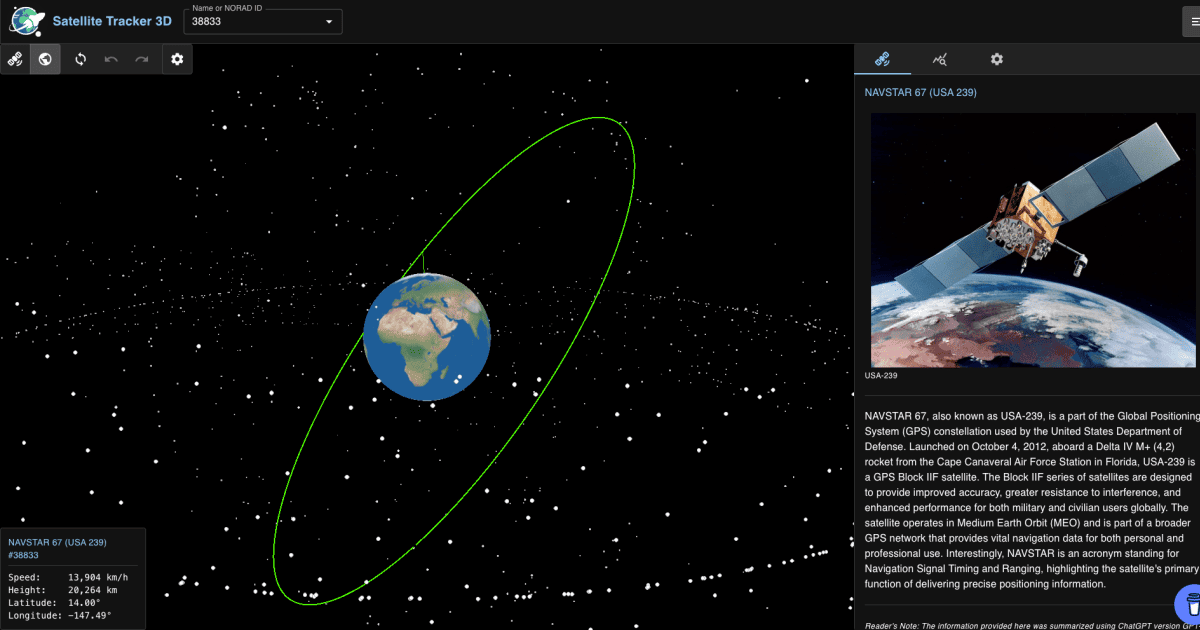 satellitetracker3d.com
